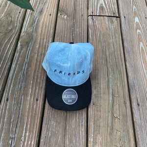 FRIENDS Denim Distressed Hat NWOT
